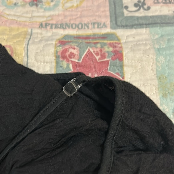 Coco & Carmen black undershirt with lace on top and see through lace on bottom. - Picture 4 of 5